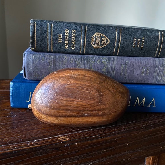 SOLD - Mid Century Monkey Pod Wooden Fruit - Picture 6 of 14